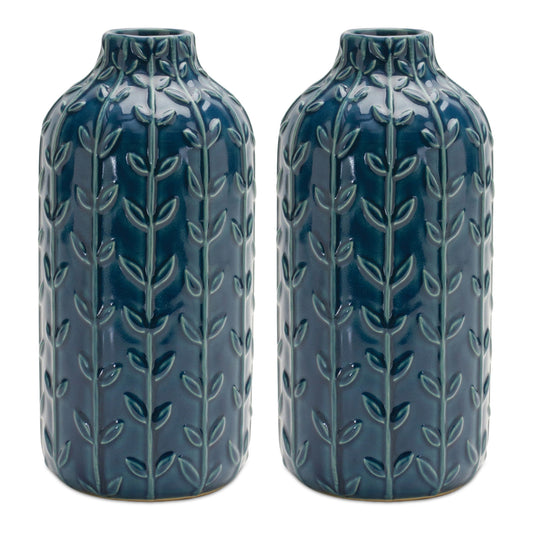 Saint-Tropez Blue Vase (Set of 2)