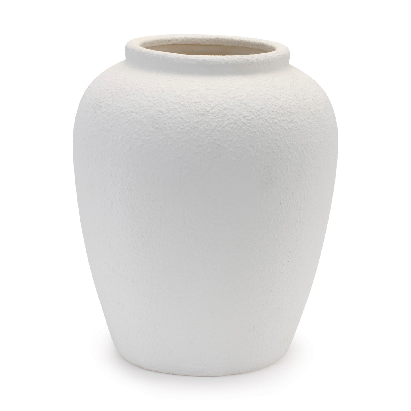 Cream Stone Vase